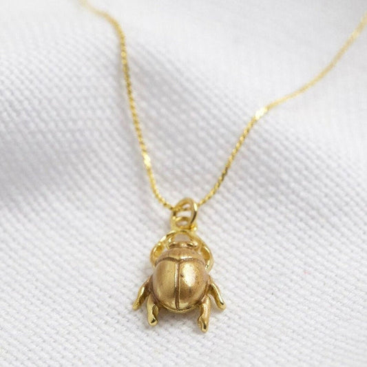 Beetle Amulet Necklace
