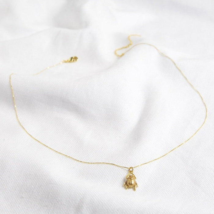 Beetle Amulet Necklace