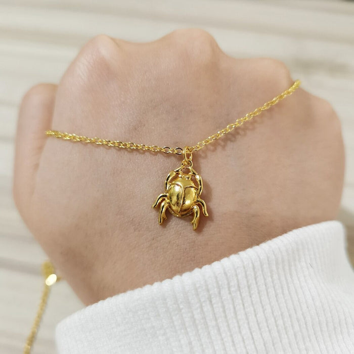 Beetle Amulet Necklace
