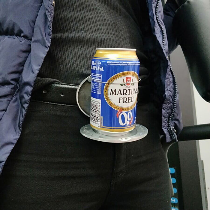 Belt buckle Beer holder