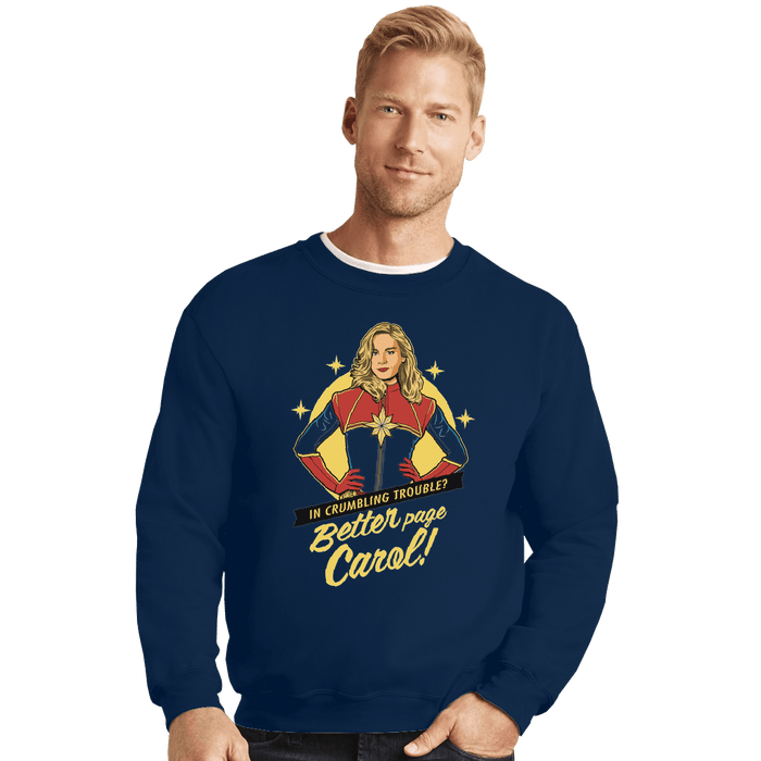 Crewneck Sweater, Unisex / Small / Navy
