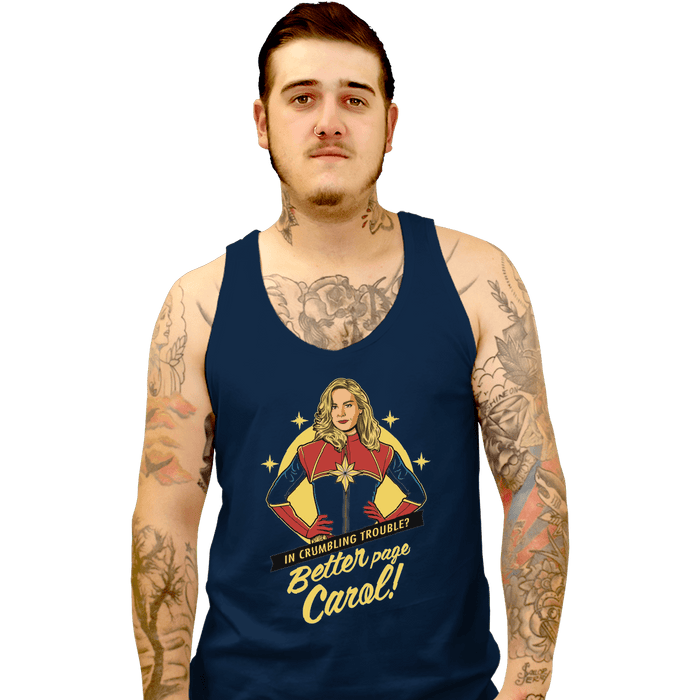 Tank Top, Unisex / Small / Navy