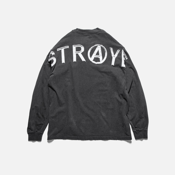BIG ONE L/S TEE - FADED BLACK
