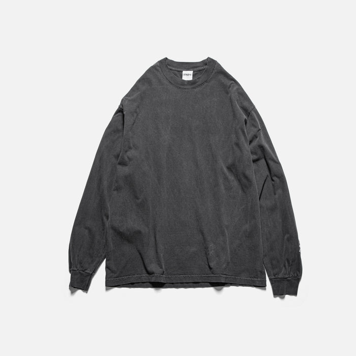 BIG ONE L/S TEE - FADED BLACK