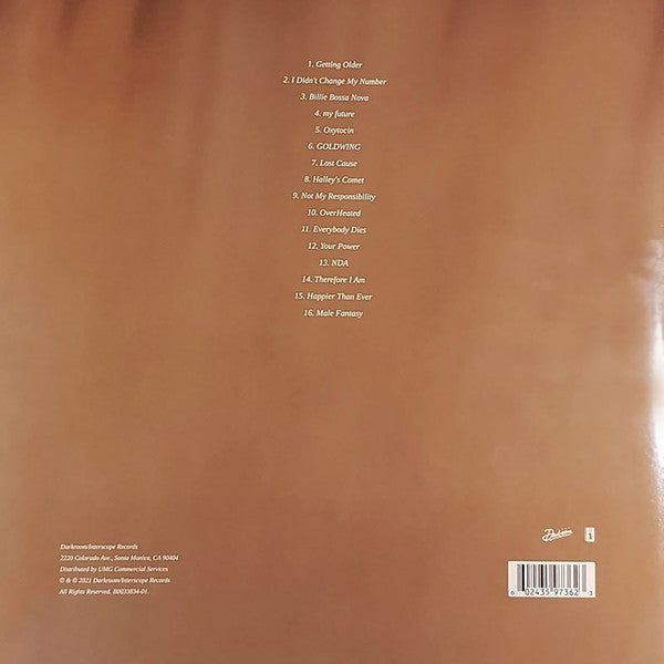 Billie Eilish - Happier Than Ever (LP) [USA & Europe] 1st (Near Mint (NM or M-))