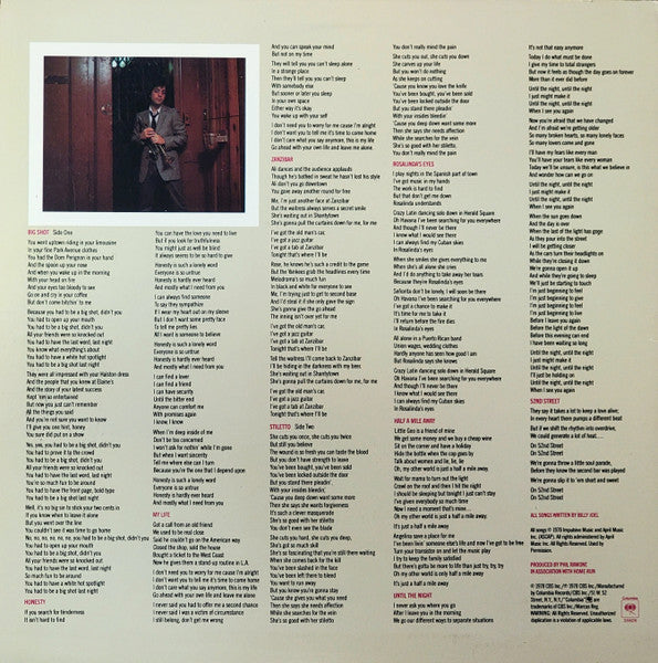 Billy Joel - 52nd Street (LP) [US] 1st (Very Good Plus (VG+))