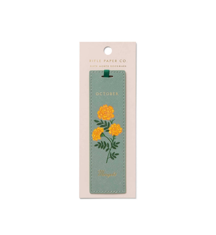 Birth Month Bookmark: October