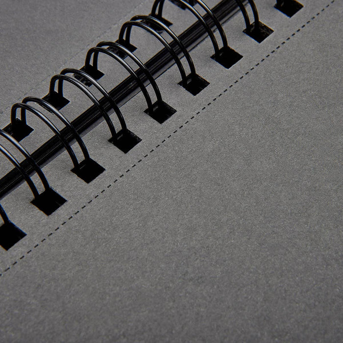 Black Paper DIY Large Sketchbook - 8" x 10.5" - 75 Sheets