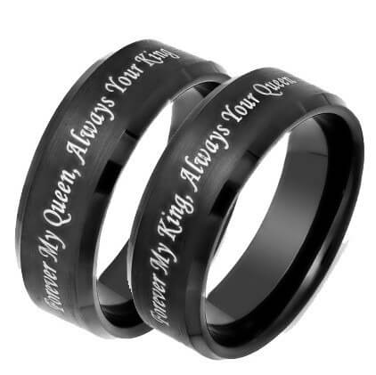 Black Promise Ring