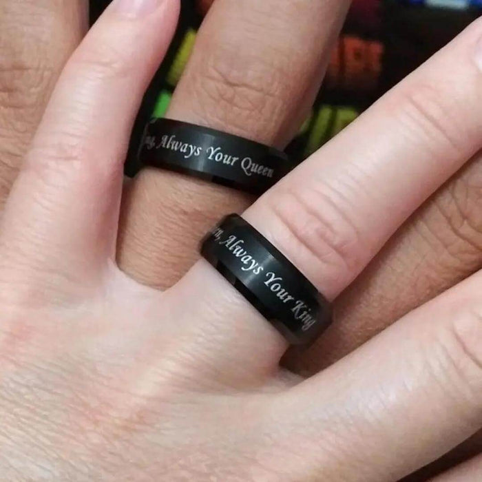 Black Promise Ring