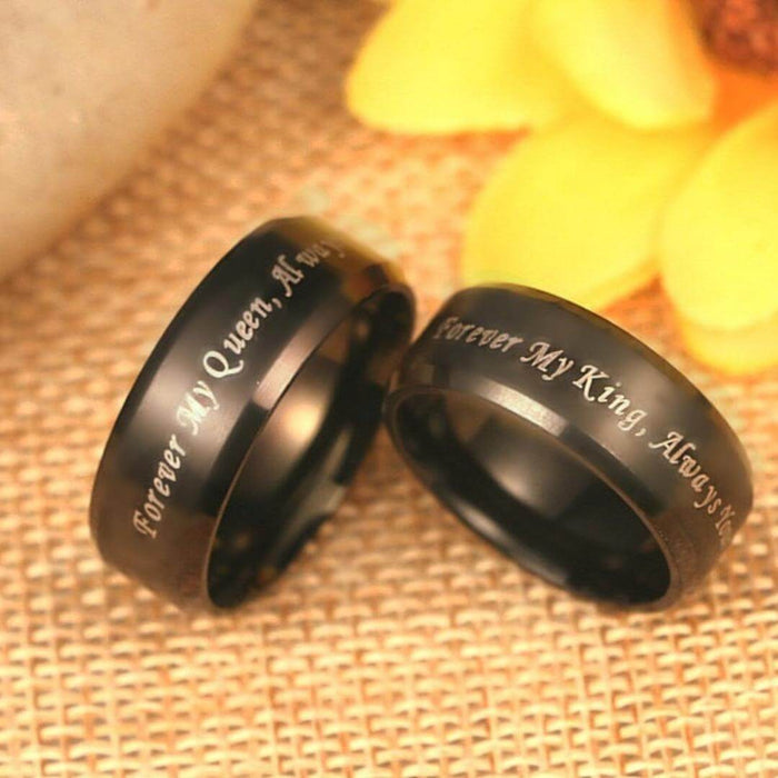 Black Promise Ring