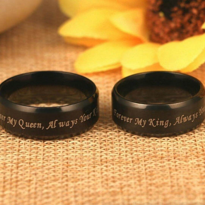 Black Promise Ring