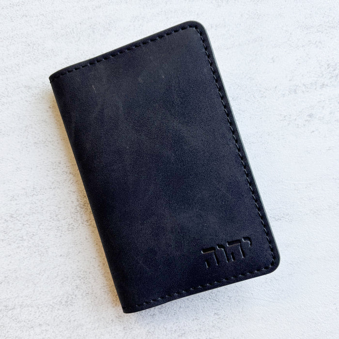 Black Tetragrammaton Contact Card Holder