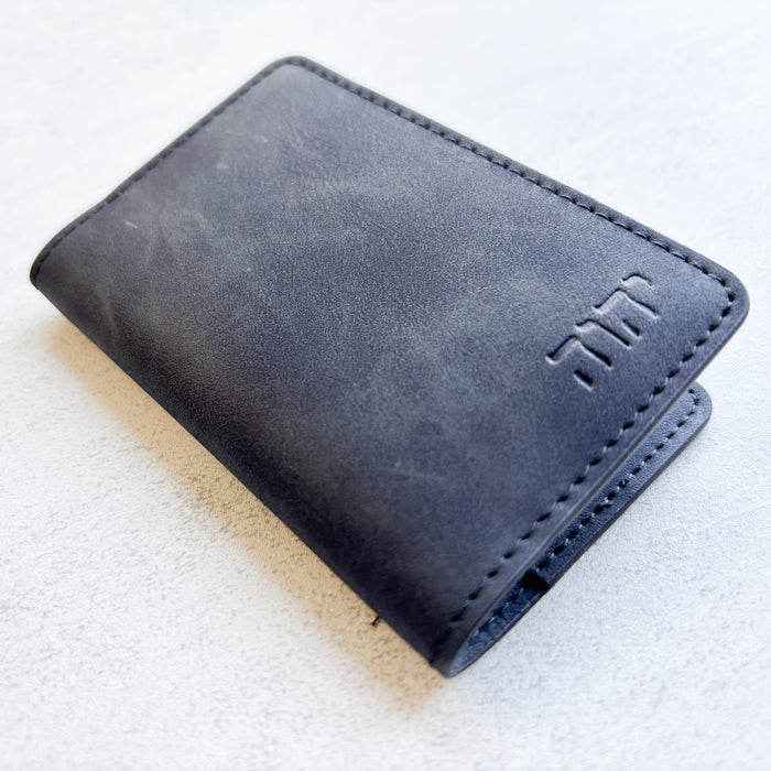 Black Tetragrammaton Contact Card Holder