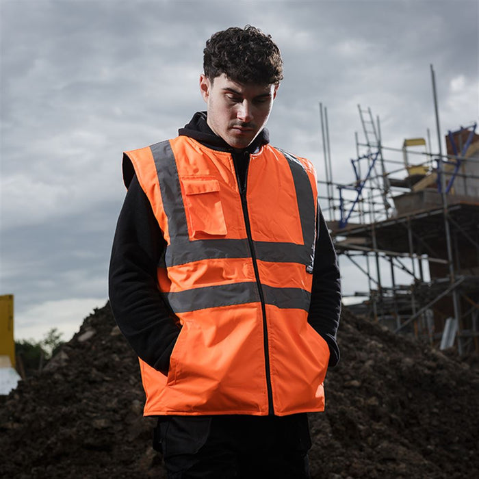Blackrock Orange Hi Vis Reversible Bodywarmer