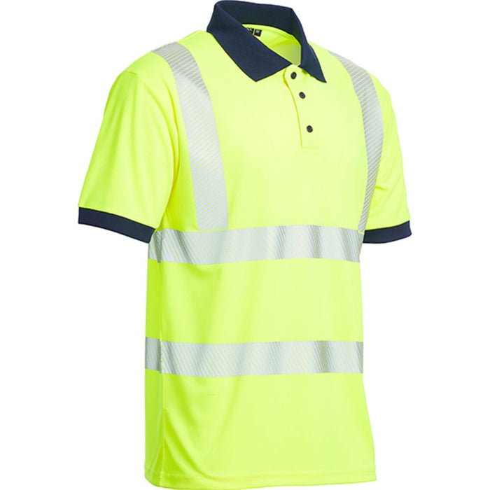 Blackrock Yellow GRS Sustainable Eco Hi Vis Polo Shirt