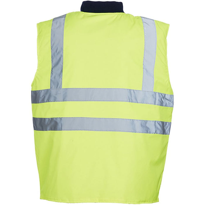 Blackrock Yellow Hi Vis Reversible Bodywarmer