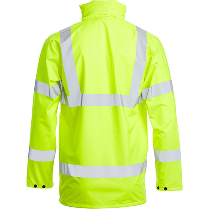 Blackrock Yellow Lightweight PU Waterproof Hi Vis Jacket