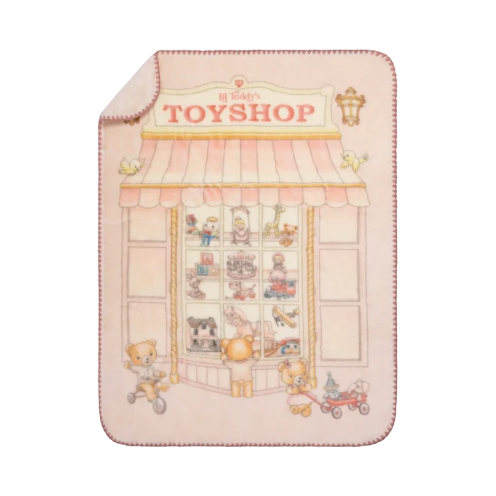 blanket toyshop fur  - sugary pink