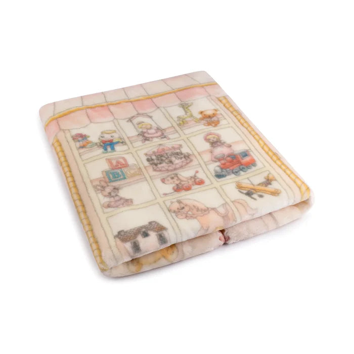 blanket toyshop fur  - sugary pink
