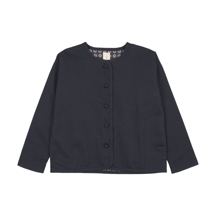 blazer home garden single breasted - navy