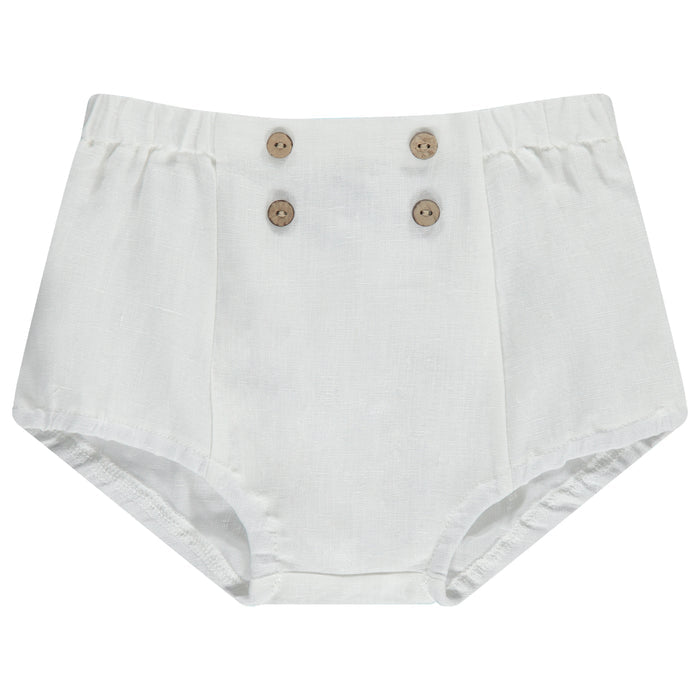 bloomer linen - white