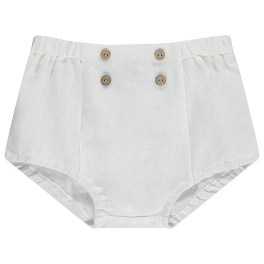 bloomer linen - white