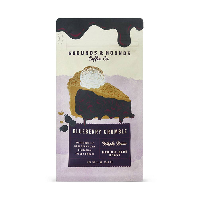 Blueberry Crumble Flavored Coffee: Ground