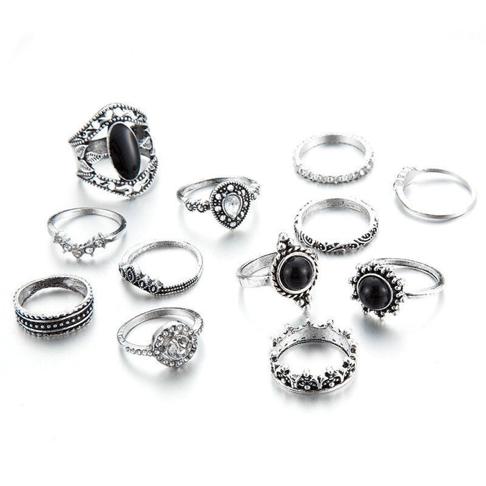 Bohemian Knuckle Rings Set