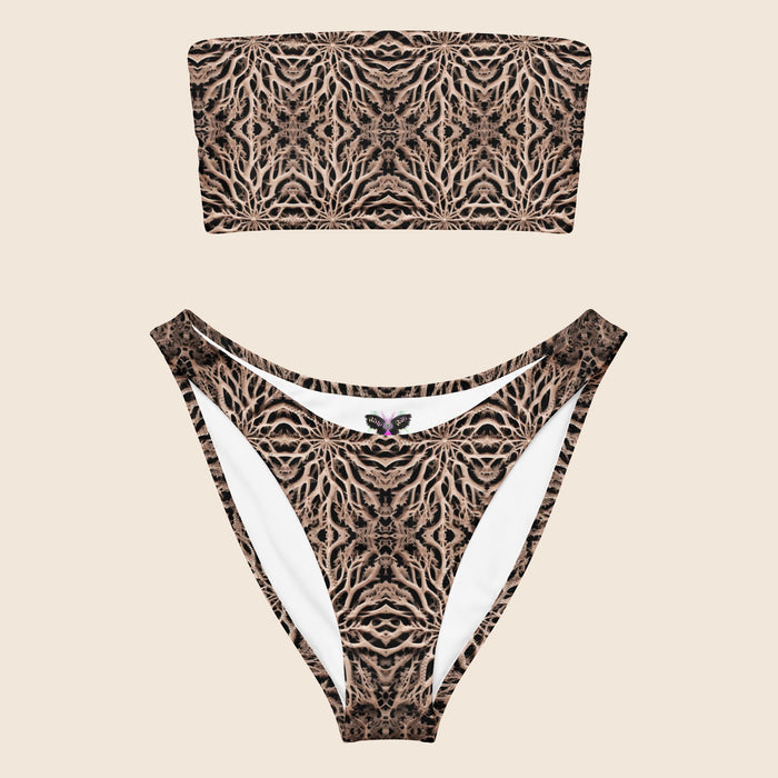 Bones Brownish Recycled Bandeau Bikini