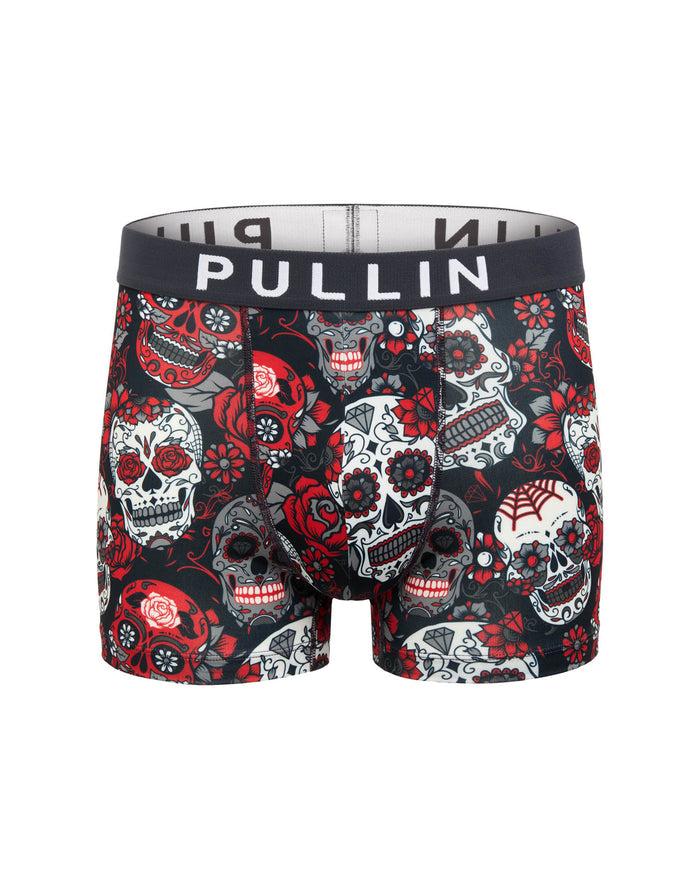 boxer court sugarskull PULLIN en lycra
