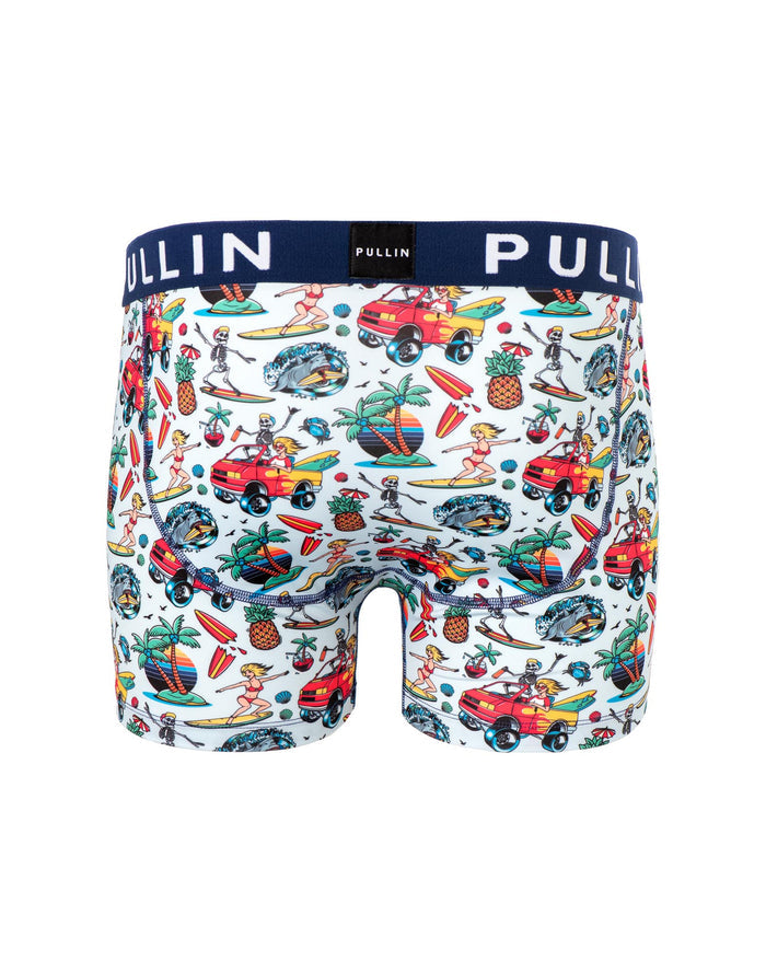 boxer court surfcalif PULLIN en lycra