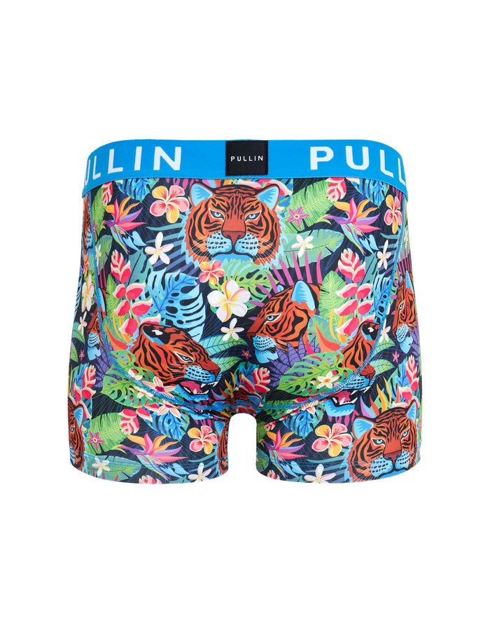 boxer court tigerblue PULLIN en lycra