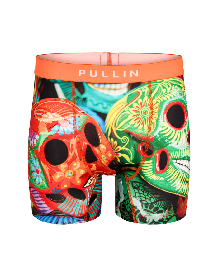 boxer long calaveras2 PULLIN en lycra