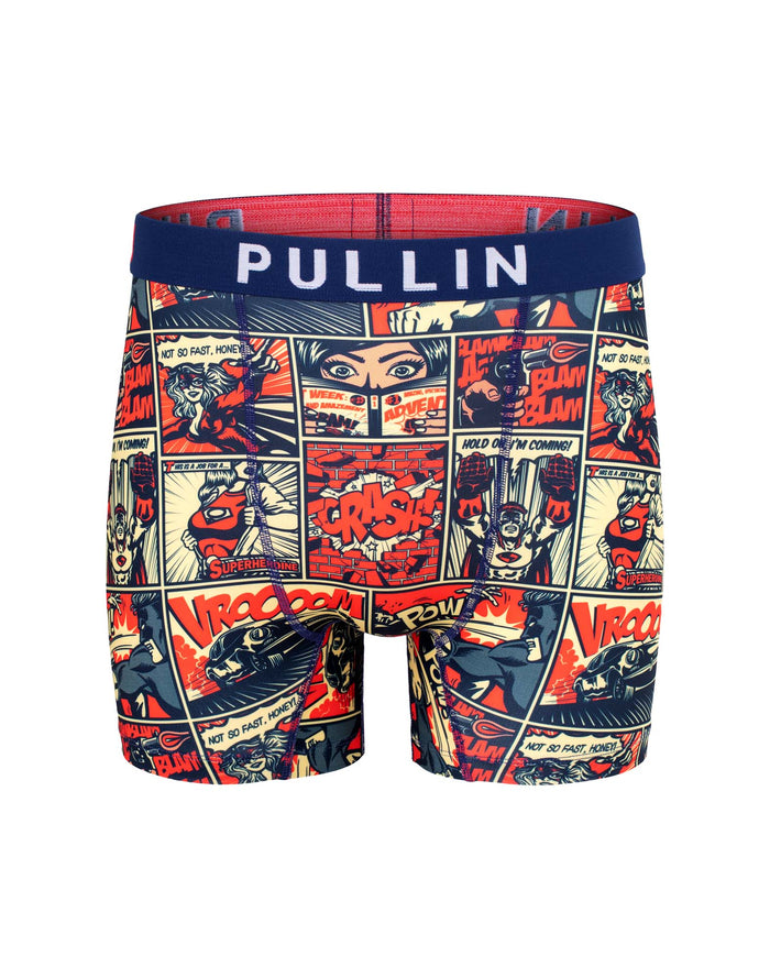 boxer long comic PULLIN en lycra