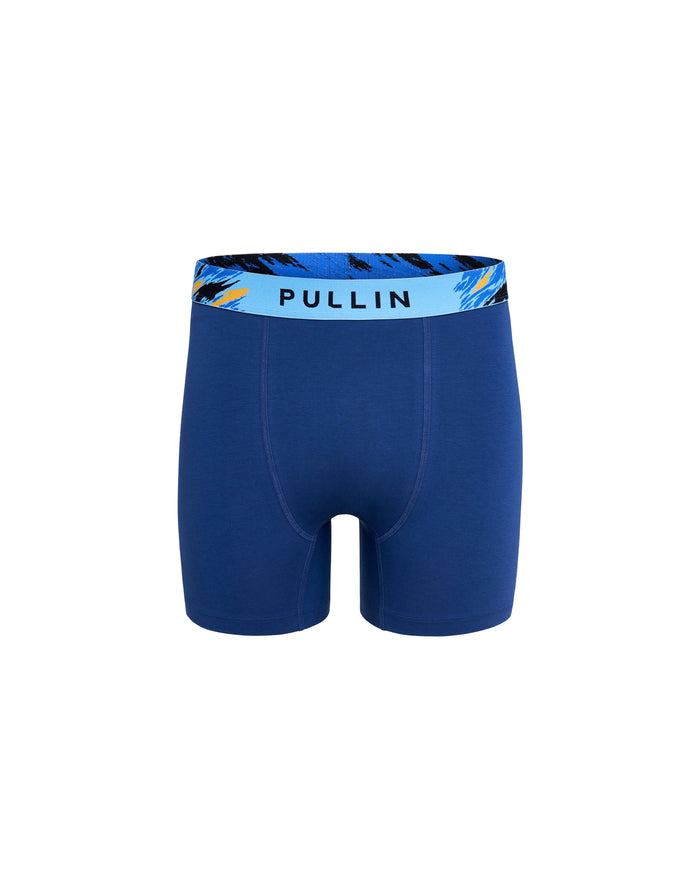 boxer long zebrablue PULLIN en coton