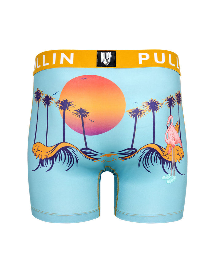 boxer long flamingos PULLIN en lycra