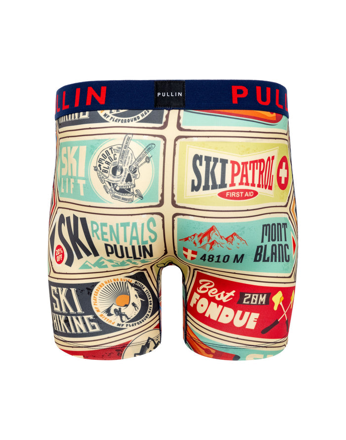 boxer long skisigns PULLIN en lycra