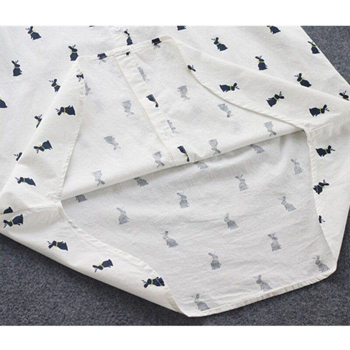 Bunny - The rabbit-print shirt dress