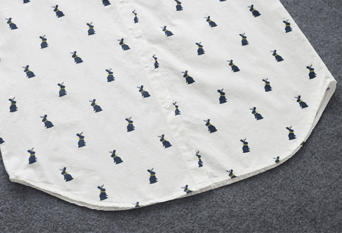 Bunny - The rabbit-print shirt dress