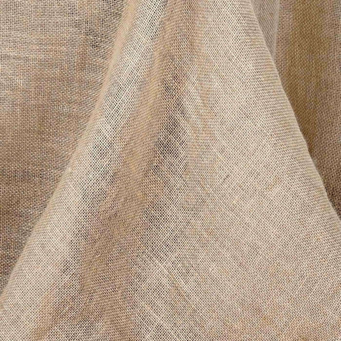 Close-up of textured burlap fabric in natural tones. #whtbkgd