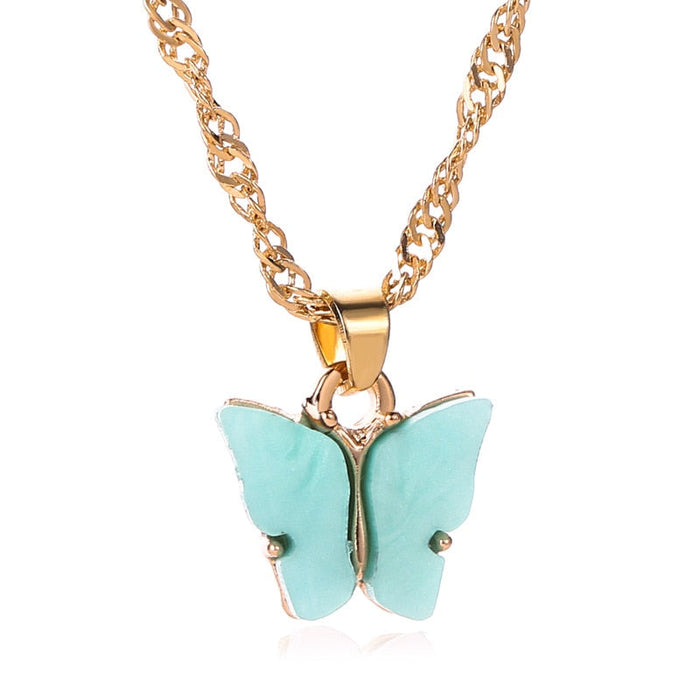 Butterfly Gold Necklace