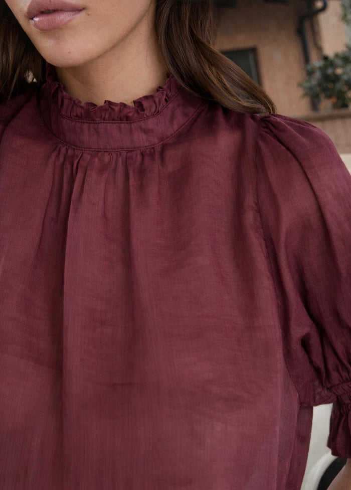 By Rosa Verse Mulberry Top