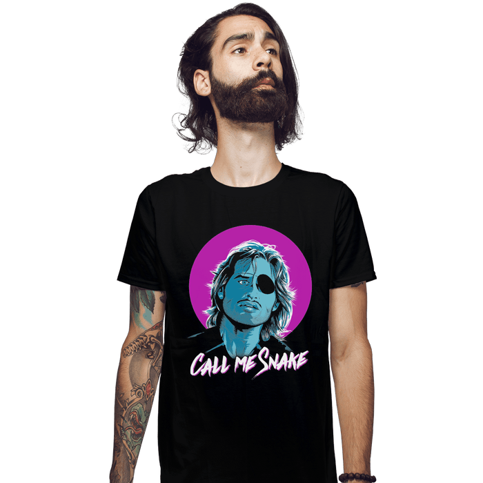Shirts Fitted Shirts, Mens / Small / Black Call Me Snake