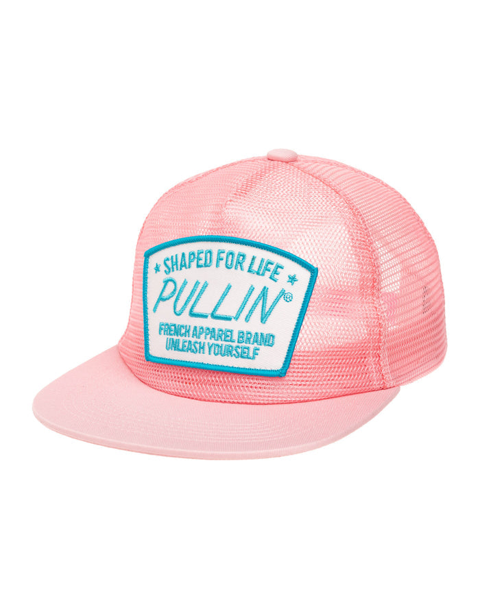 casquette fisher pink PULLIN en polyester