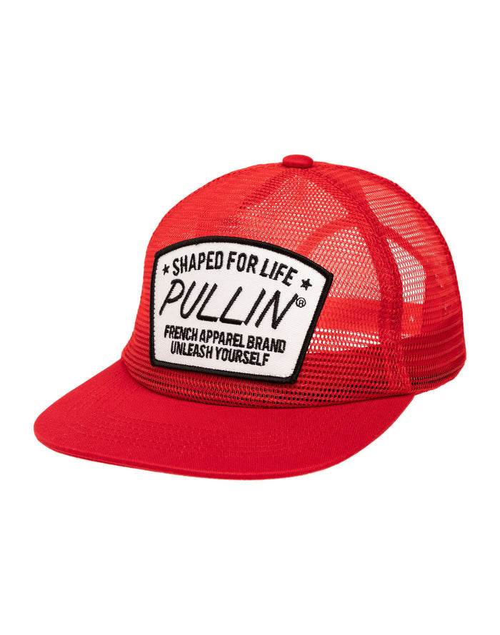 casquette fisher red PULLIN en polyester