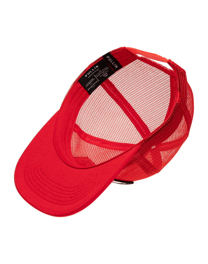 casquette fisher red PULLIN en polyester