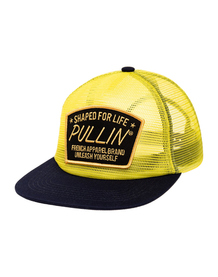 casquette fisher yellow PULLIN en polyester