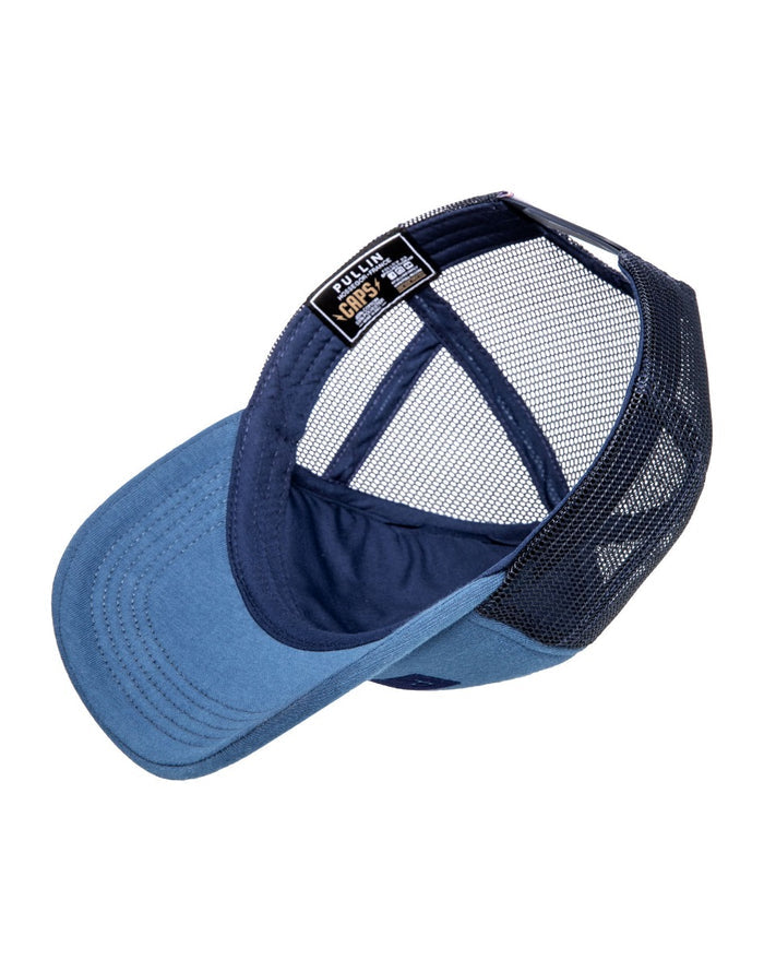 casquette trucker blue21 PULLIN en coton