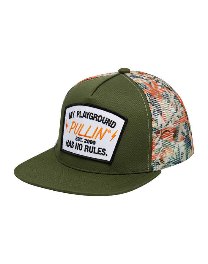 casquette trucker exotico PULLIN en polyester
